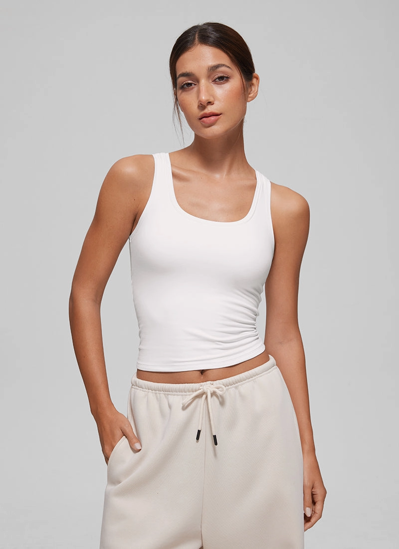 Softembrace Soft Double Lined Scoop Neck Tanks
