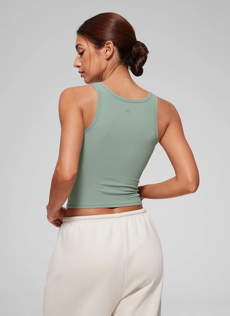 Softembrace Soft Double Lined Scoop Neck Tanks