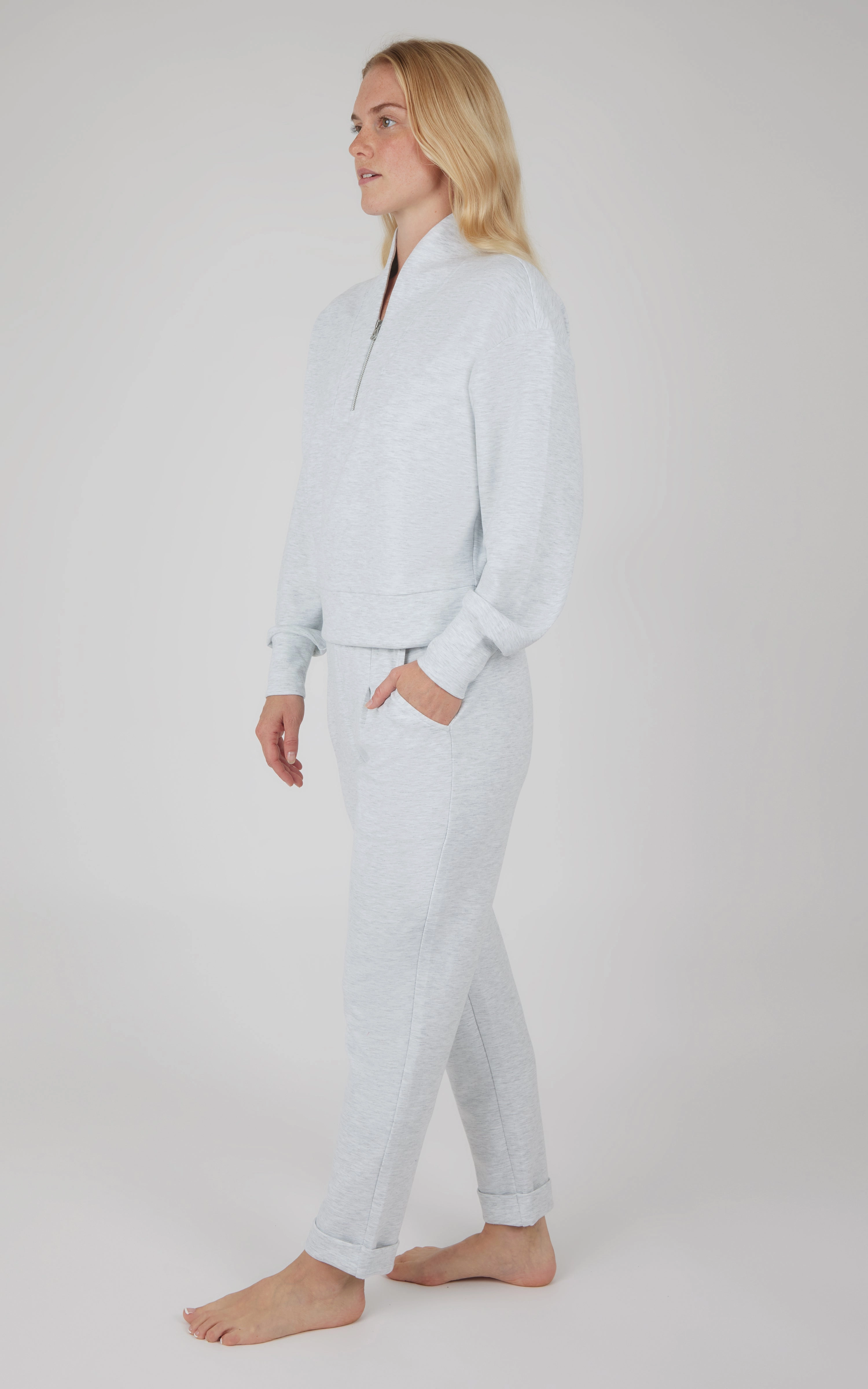 Softlite Zip Neck Pullover and Jogger Set