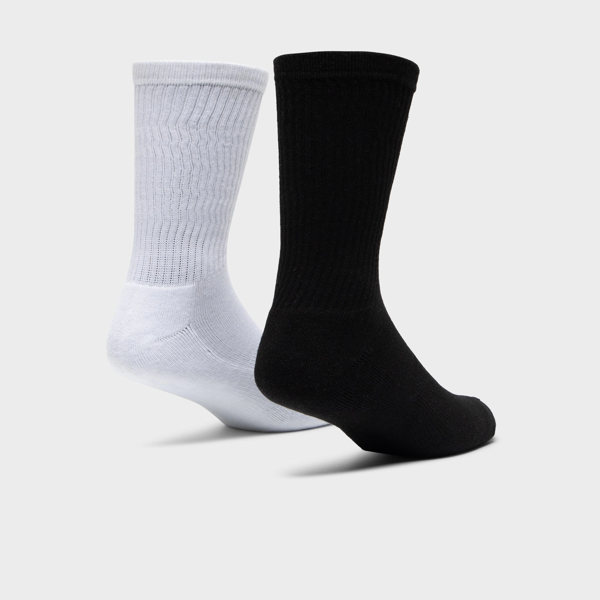 Sonneti Basic Crew Socks 6-Pack White / Black