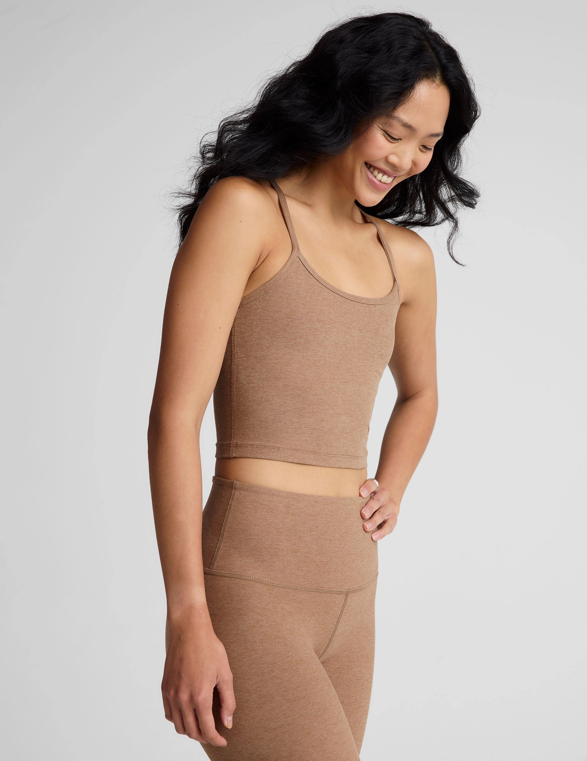 Spacedye Slim Racerback Cropped Tank