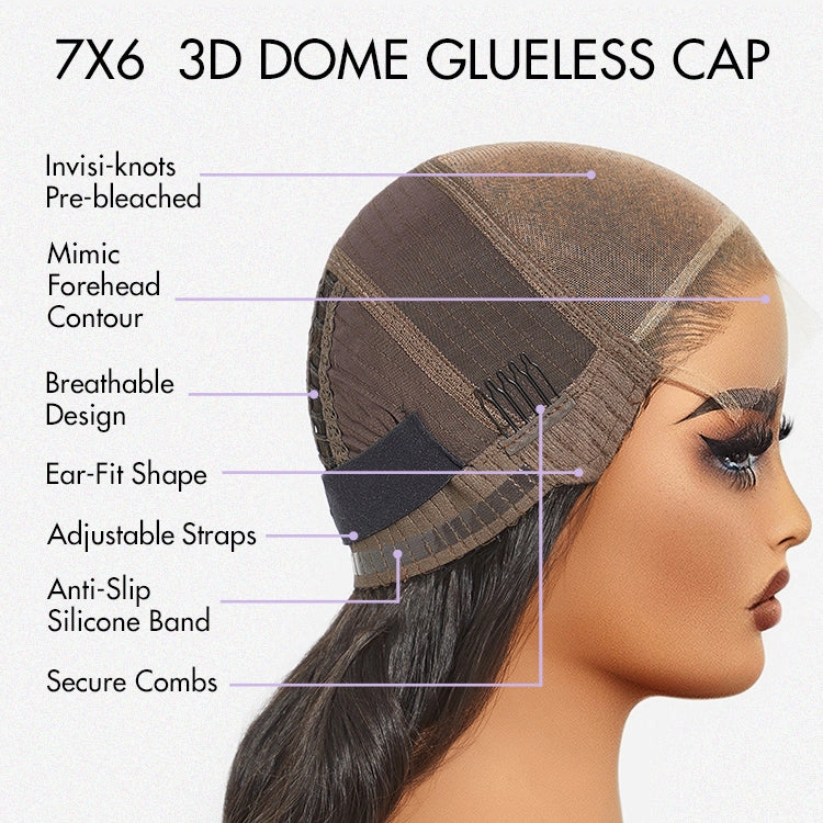 Special Deal | PartingMax Glueless Honey Blonde Highlight Silky 7x6 Closure HD Lace Bob Wig - US ONLY