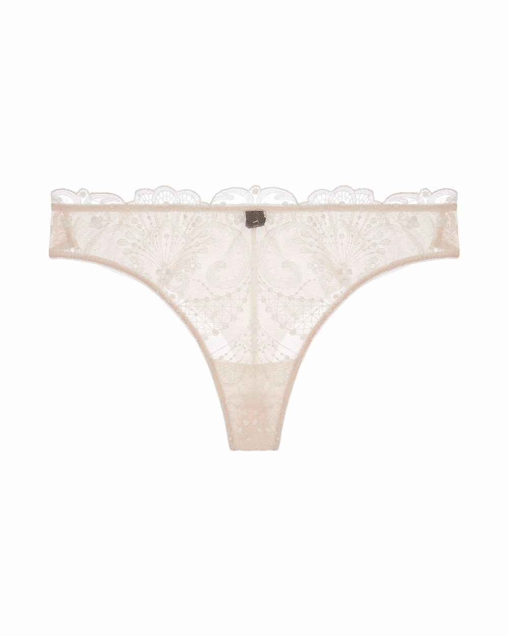 Spotlight Embroidered Thong