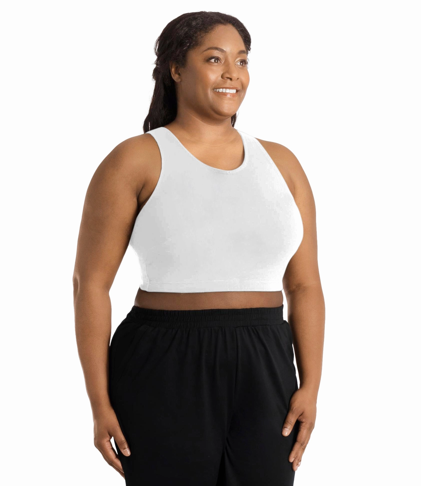 Stretch Naturals Full Fit V-Neck Bra Top Basic Colors