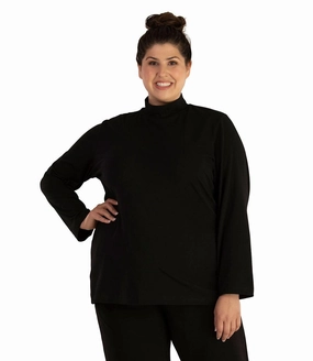 Stretch Naturals Lite Mock Neck Top - FINAL SALE