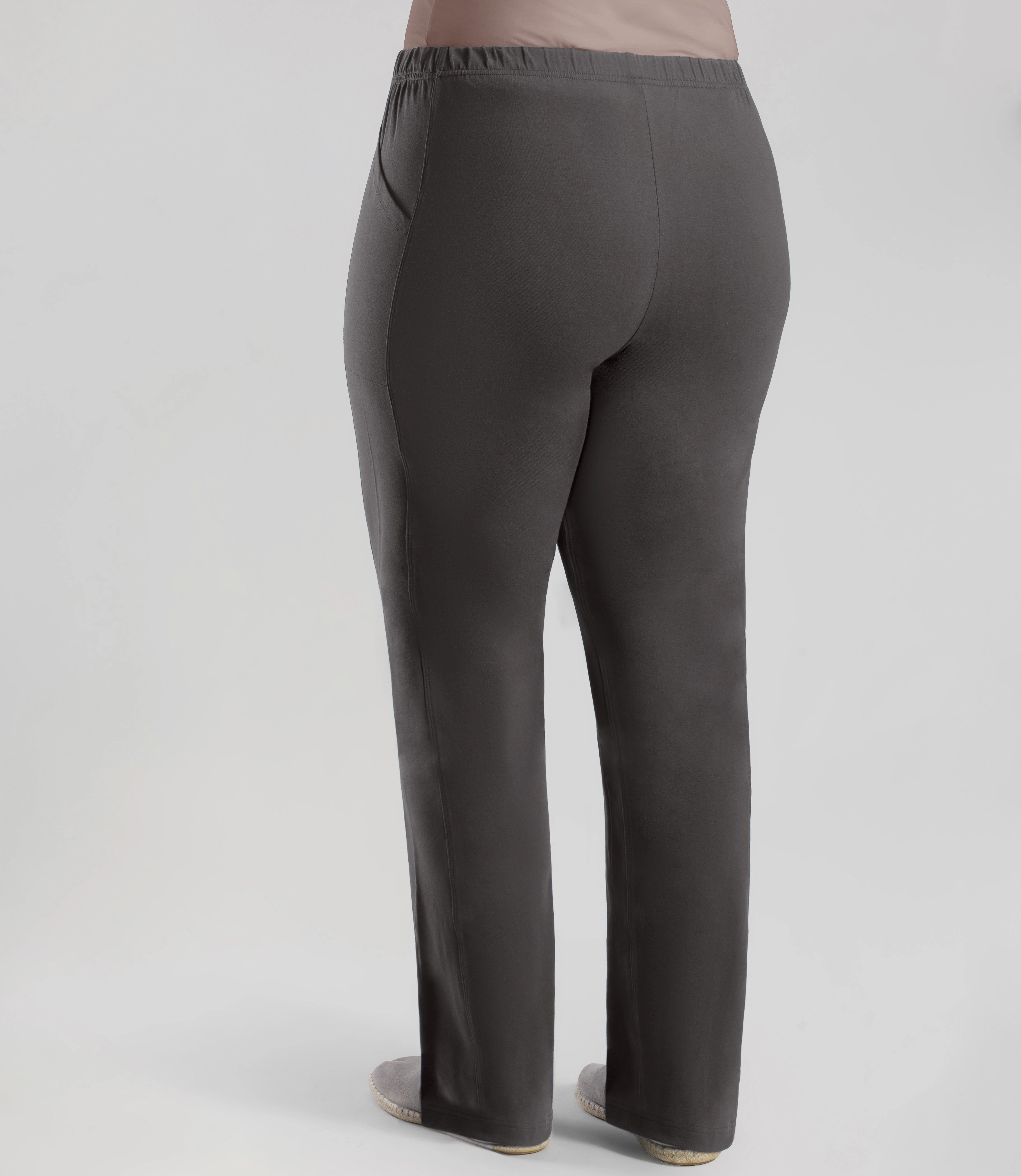 Stretch Naturals Side Pocket Loose Fit Leggings Deep Taupe