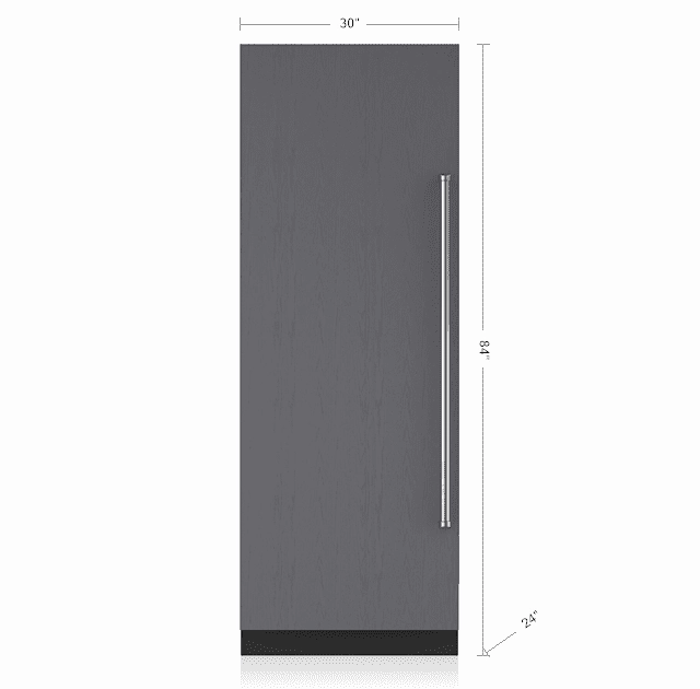 Sub-Zero IC30RRH 30" Designer Column Refrigerator - Panel Ready
