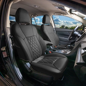 Subaru Crosstrek 2018-2023 - Full Set Seat Covers - Black Ultraflex Neoprene