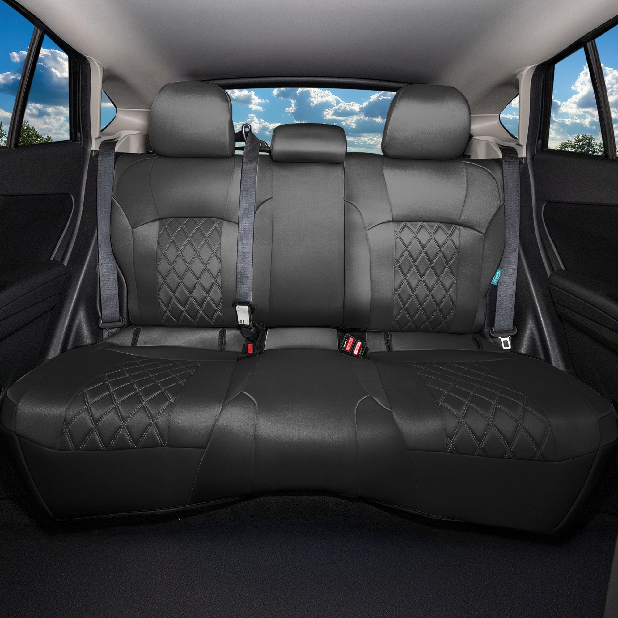 Subaru Crosstrek 2018-2023 - Full Set Seat Covers - Black Ultraflex Neoprene