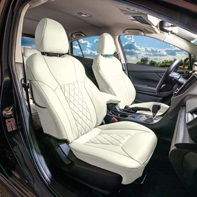 Subaru Crosstrek 2018-2023 - Full Set Seat Covers - Solid Beige Ultraflex Neoprene
