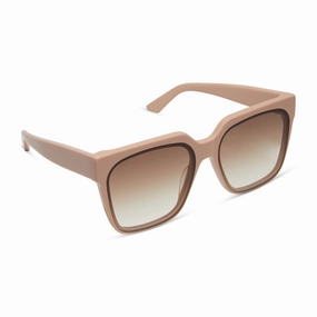 THEA - NUDE   BROWN GRADIENT SUNGLASSES