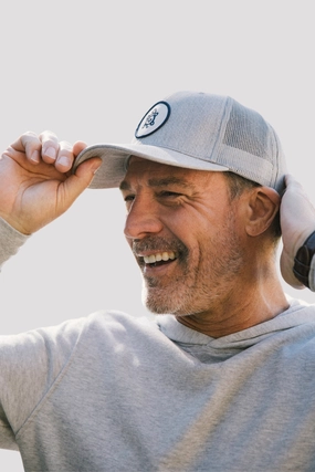 Throwback Trucker Hat - Grey