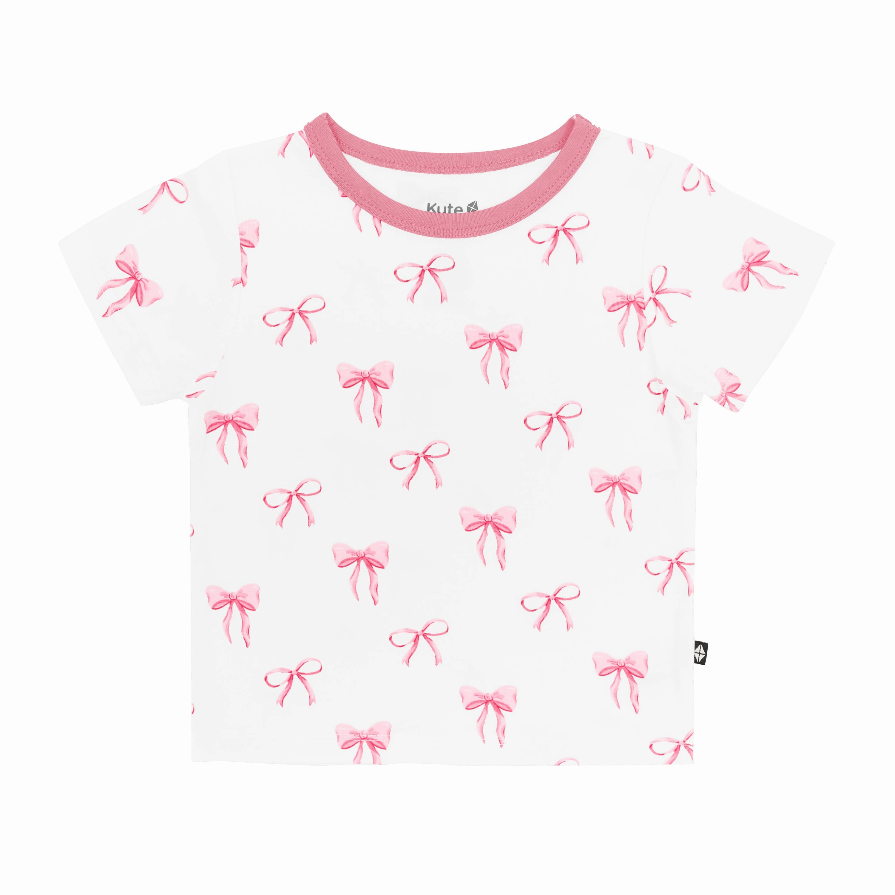 Toddler Basic Tee in Bow