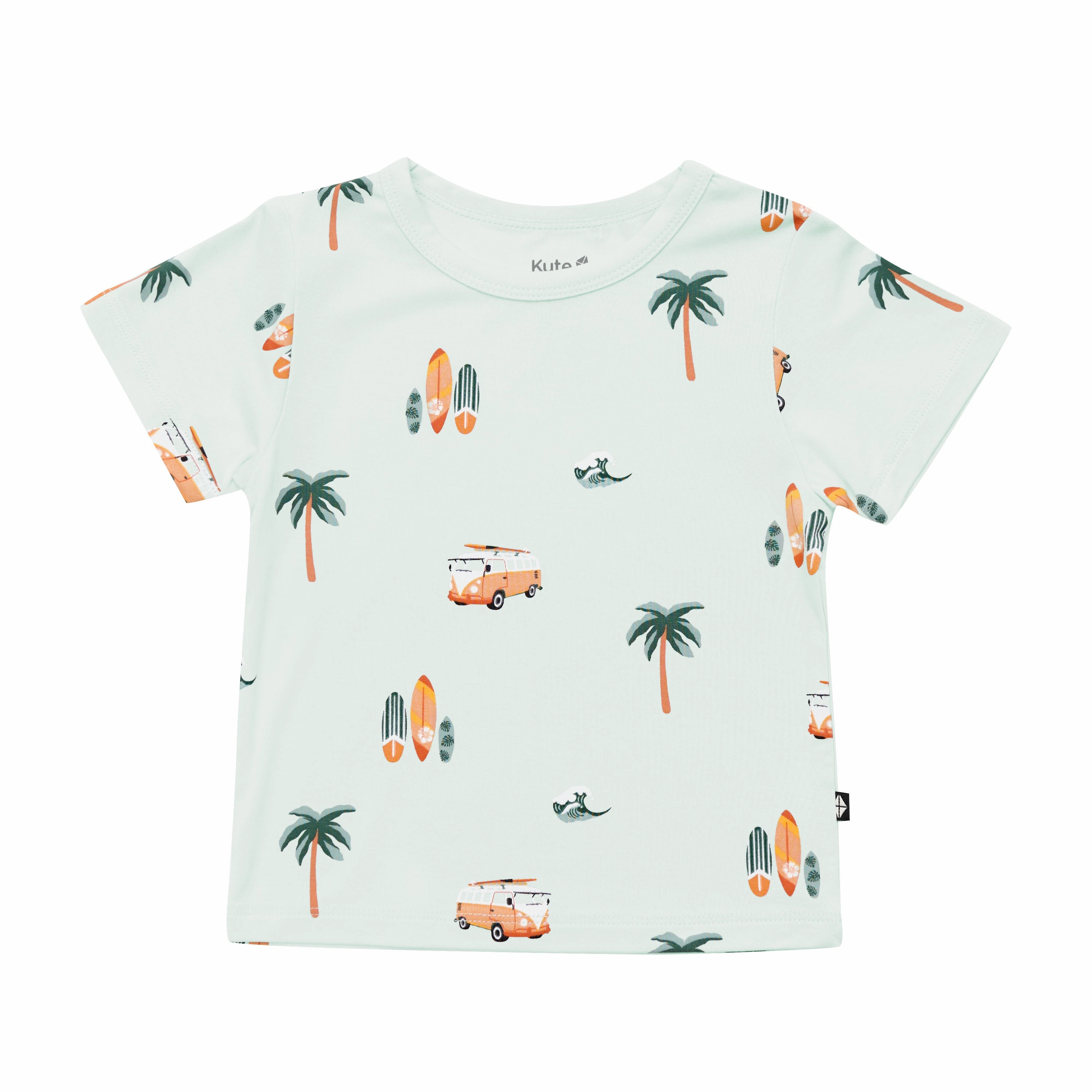 Toddler Basic Tee in Dew Surf