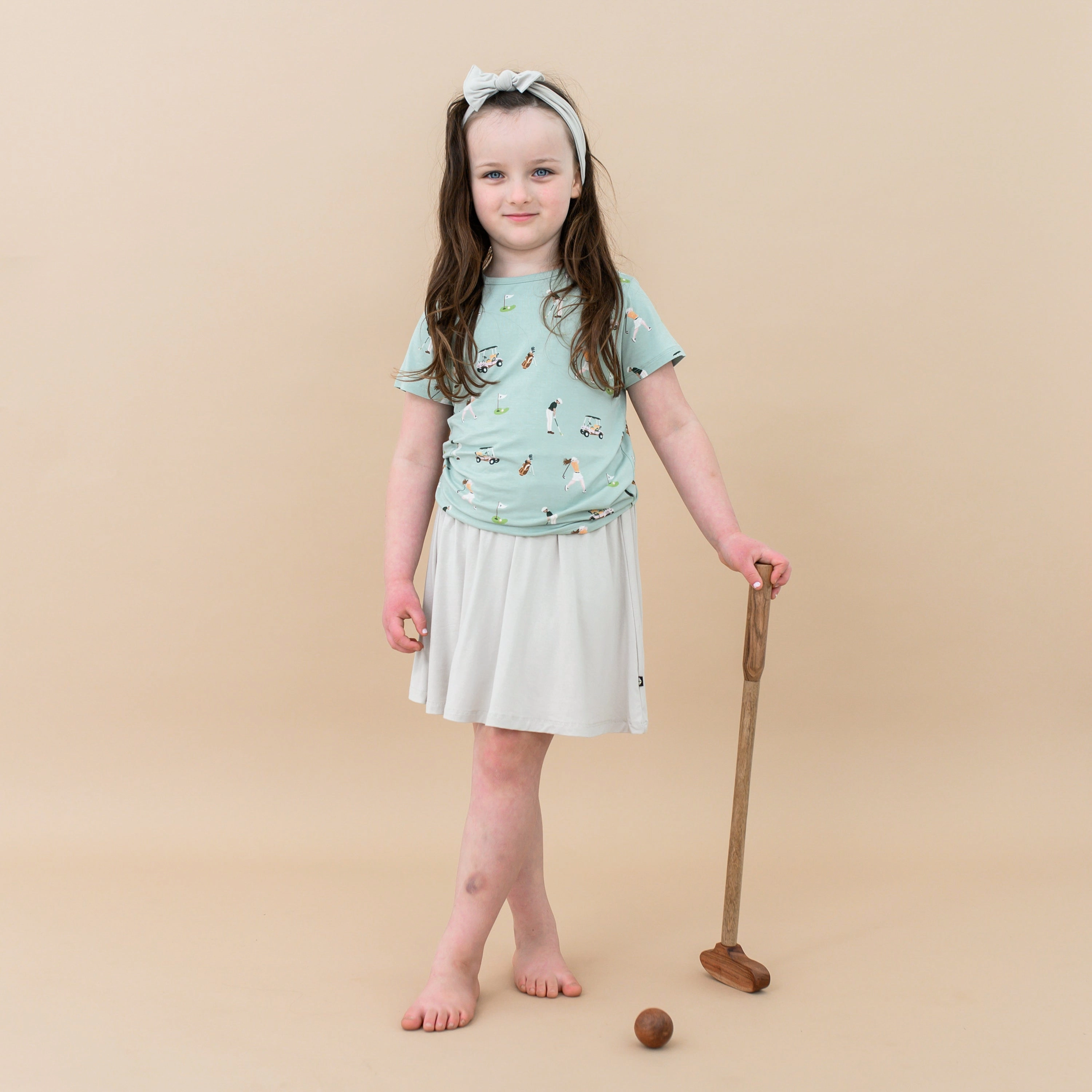 Toddler Basic Tee in Golf