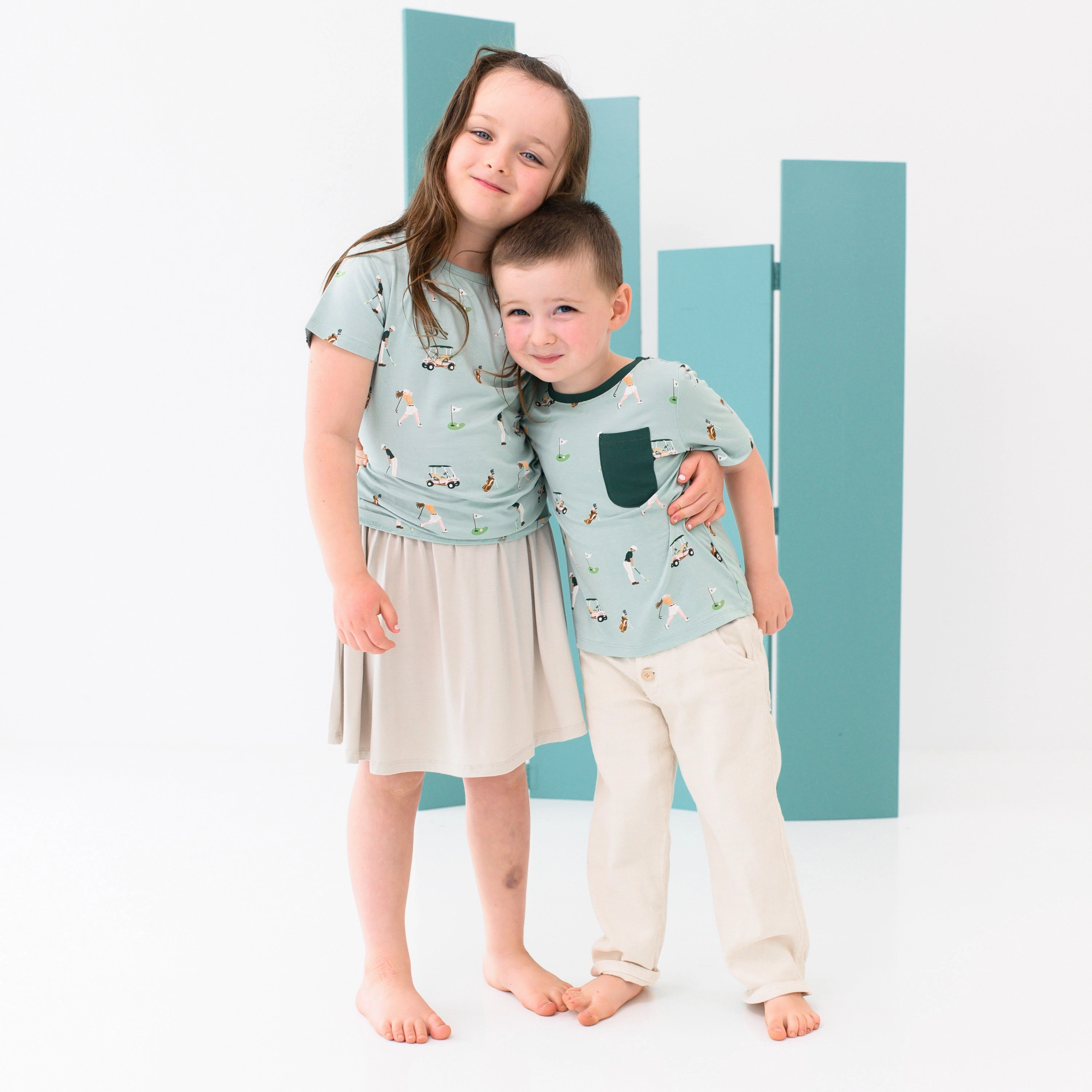 Toddler Basic Tee in Golf