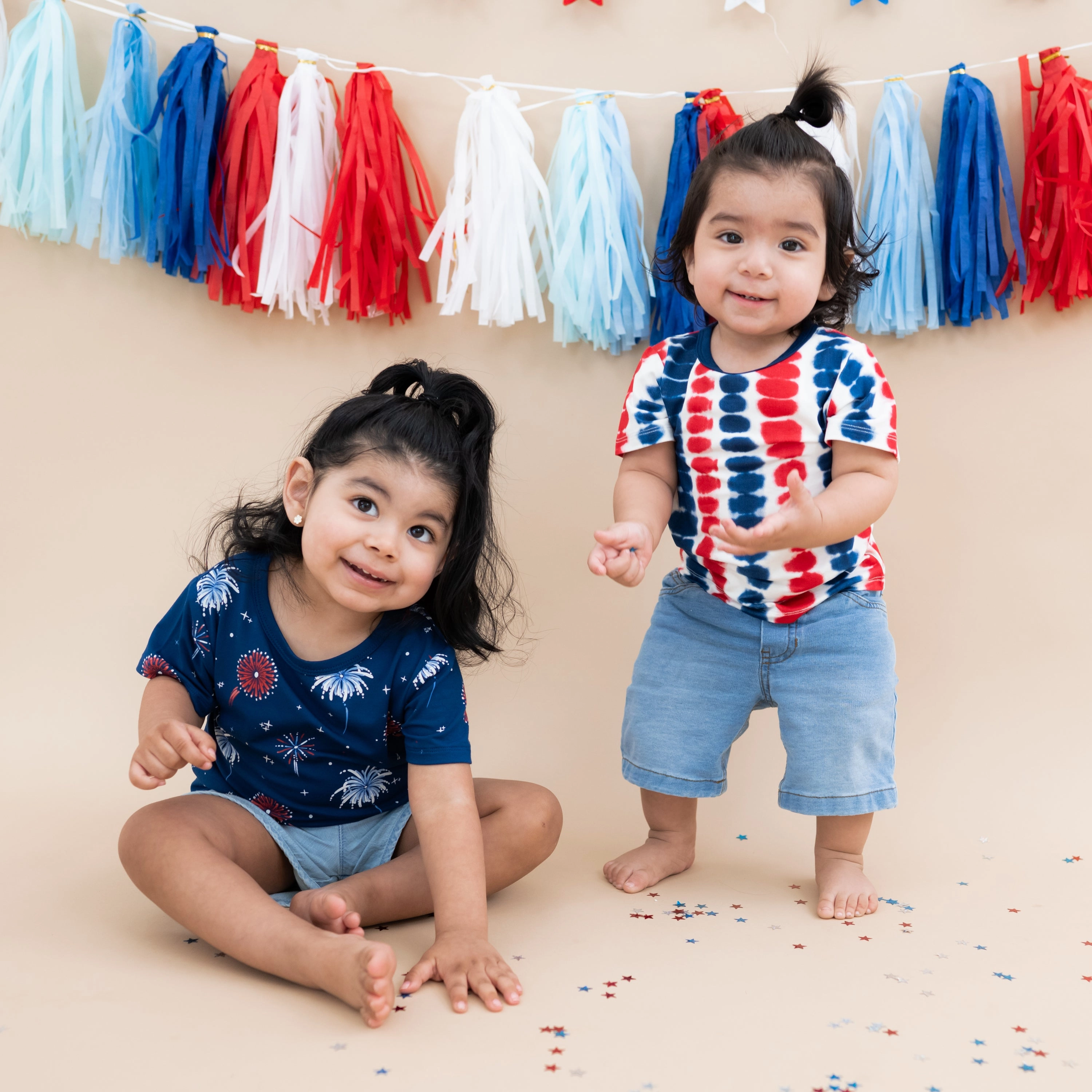 Toddler Basic Tee in Liberty Rip Tide