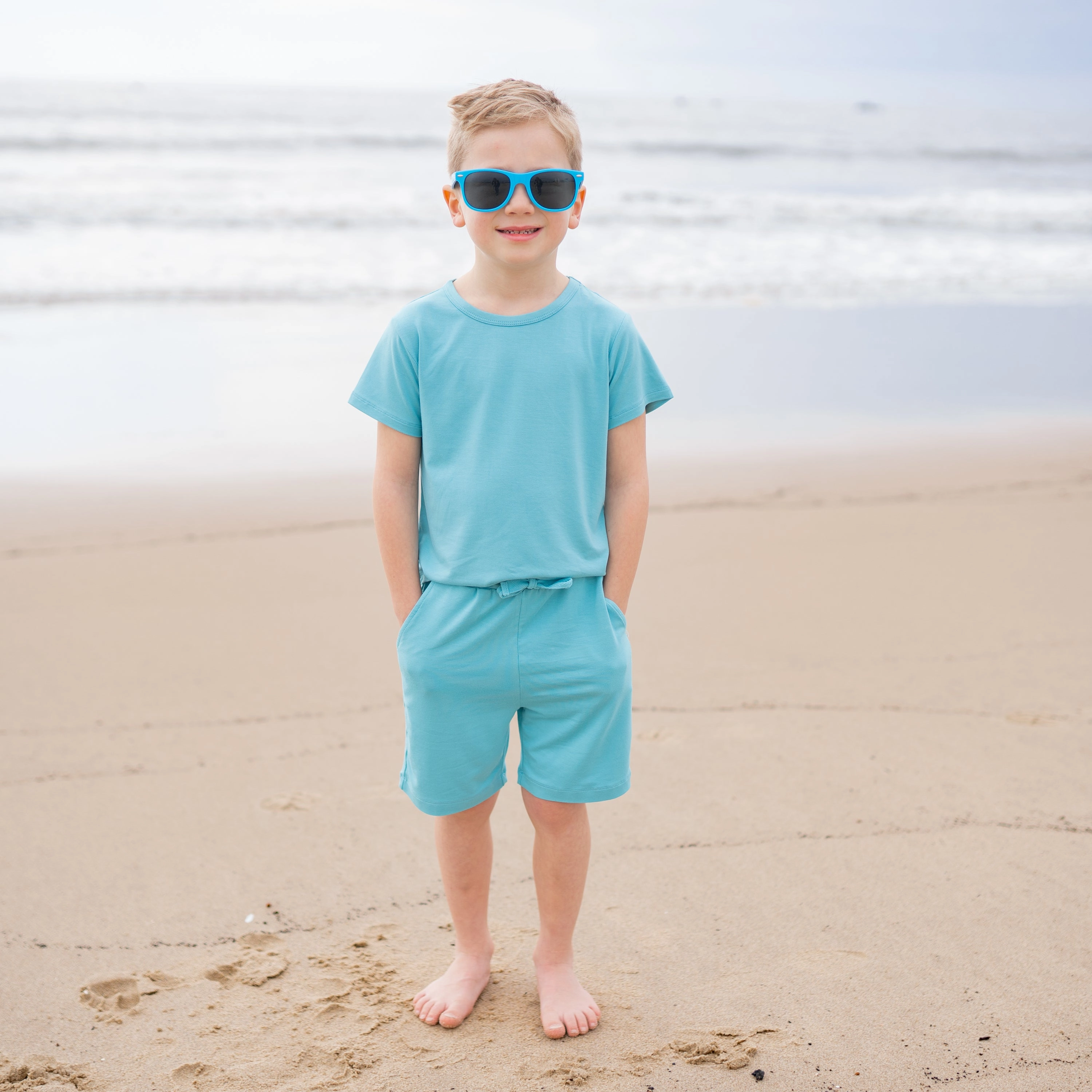 Toddler Basic Tee in Makai