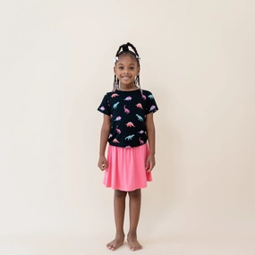 Toddler Basic Tee in Midnight Roar