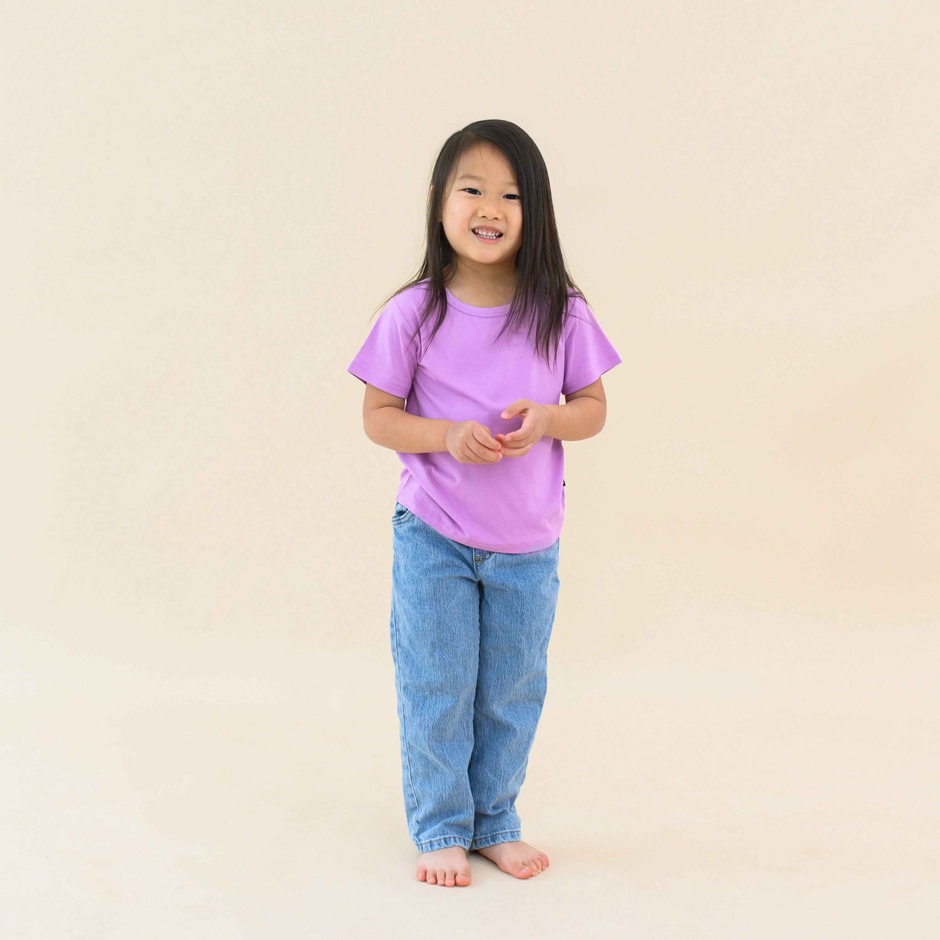 Toddler Basic Tee in Poi