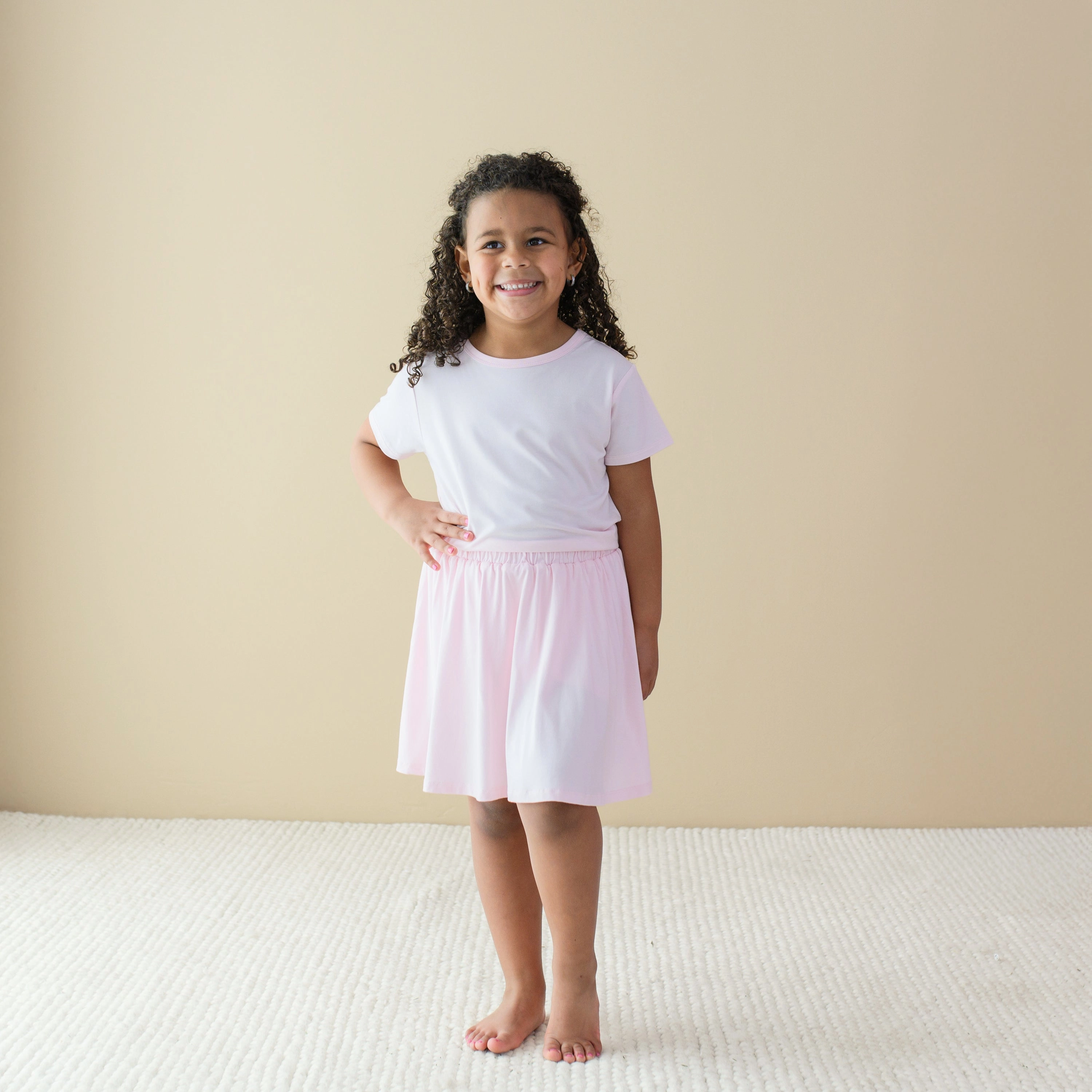 Toddler Basic Tee in Sakura