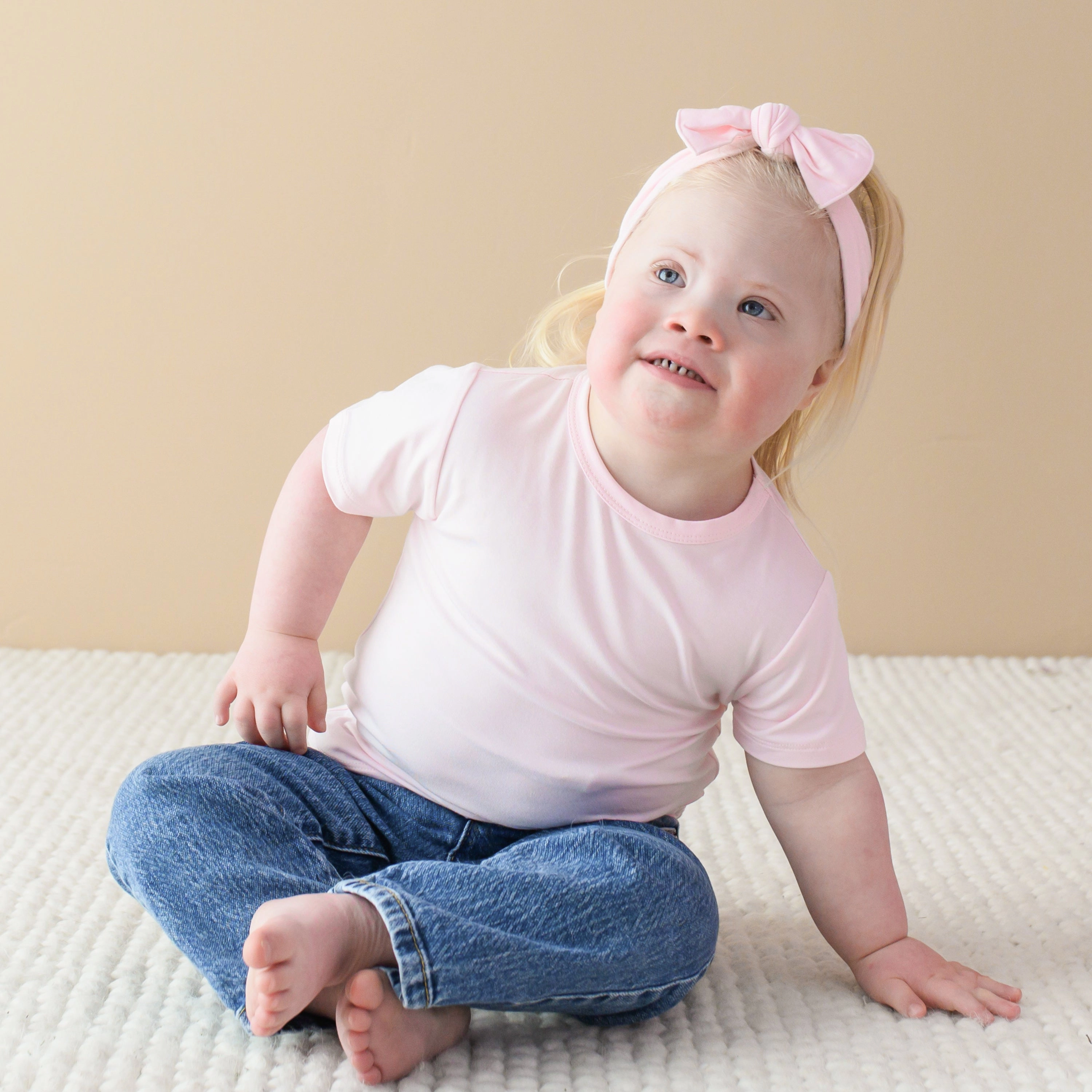 Toddler Basic Tee in Sakura