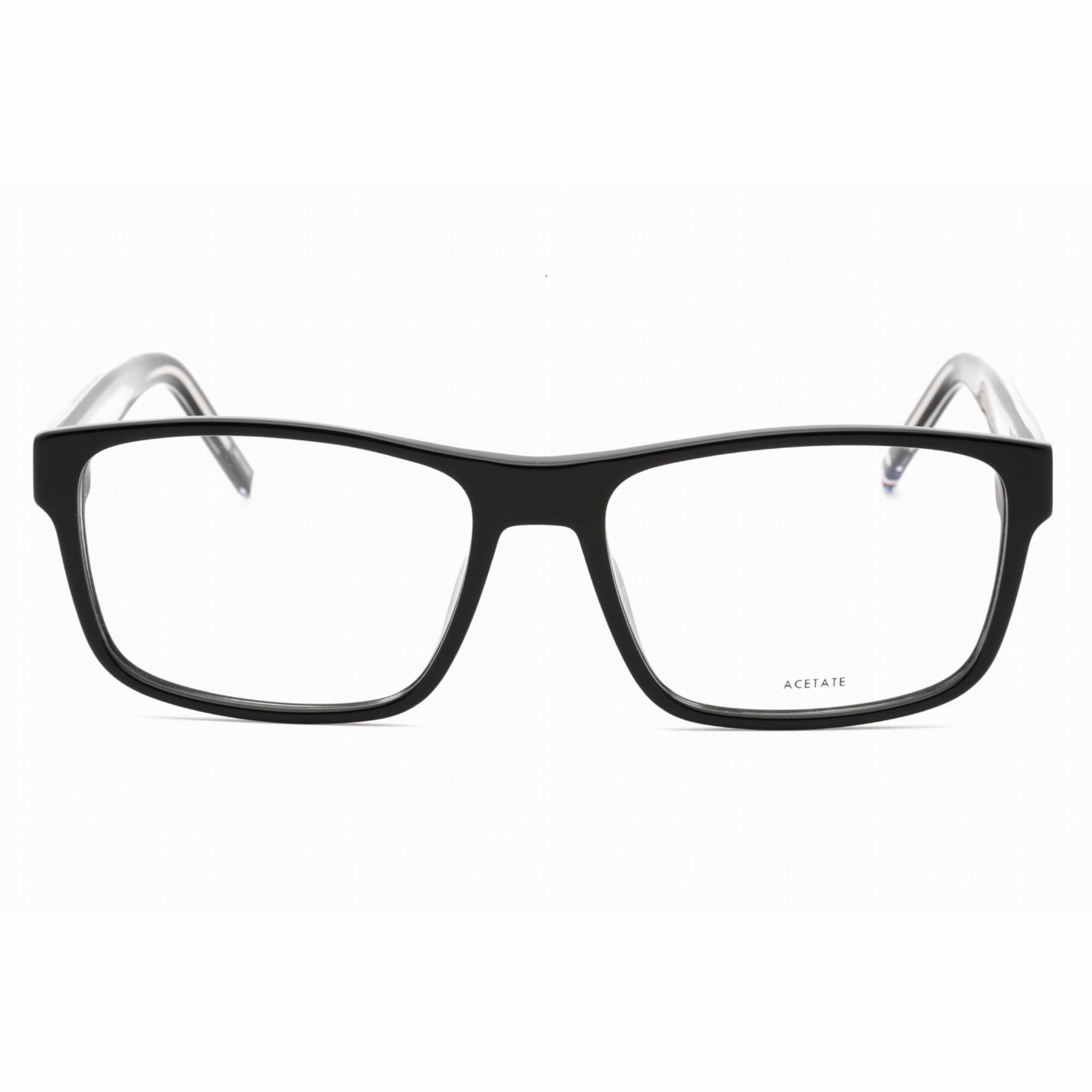 Tommy Hilfiger Men's Eyeglasses - Black Rectangular Plastic Frame | TH 1989 0807 00