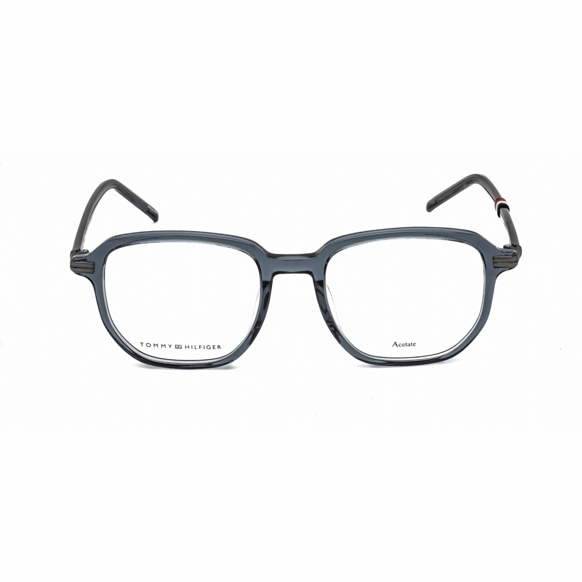 Tommy Hilfiger Men's Eyeglasses - Blue Full Rim Rectangular Frame | TH 1689 0PJP 00