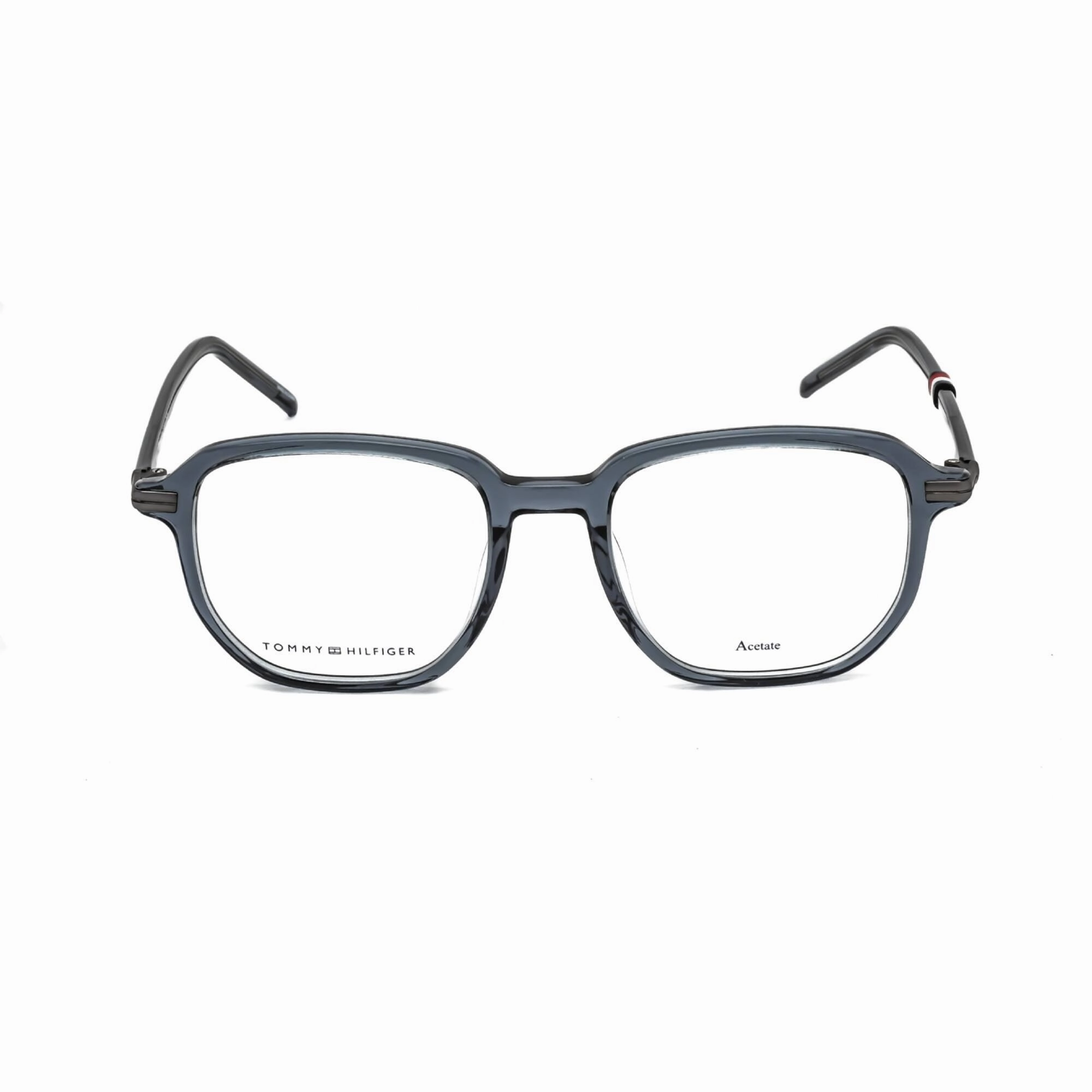 Tommy Hilfiger Men's Eyeglasses - Blue Full Rim Rectangular Frame | TH 1689 0PJP 00