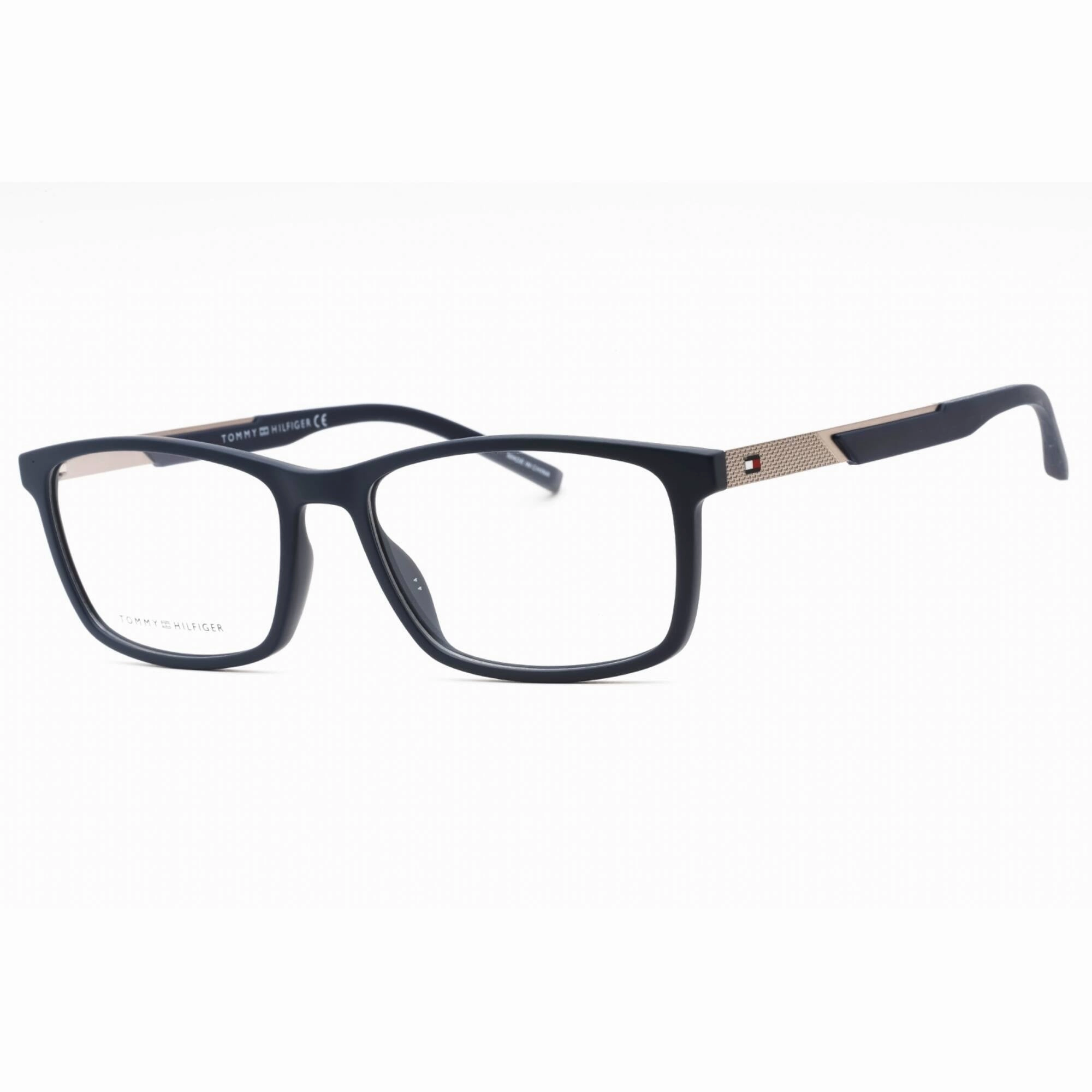 Tommy Hilfiger Men's Eyeglasses - Blue Plastic Rectangular Frame | TH 1694 0PJP 00