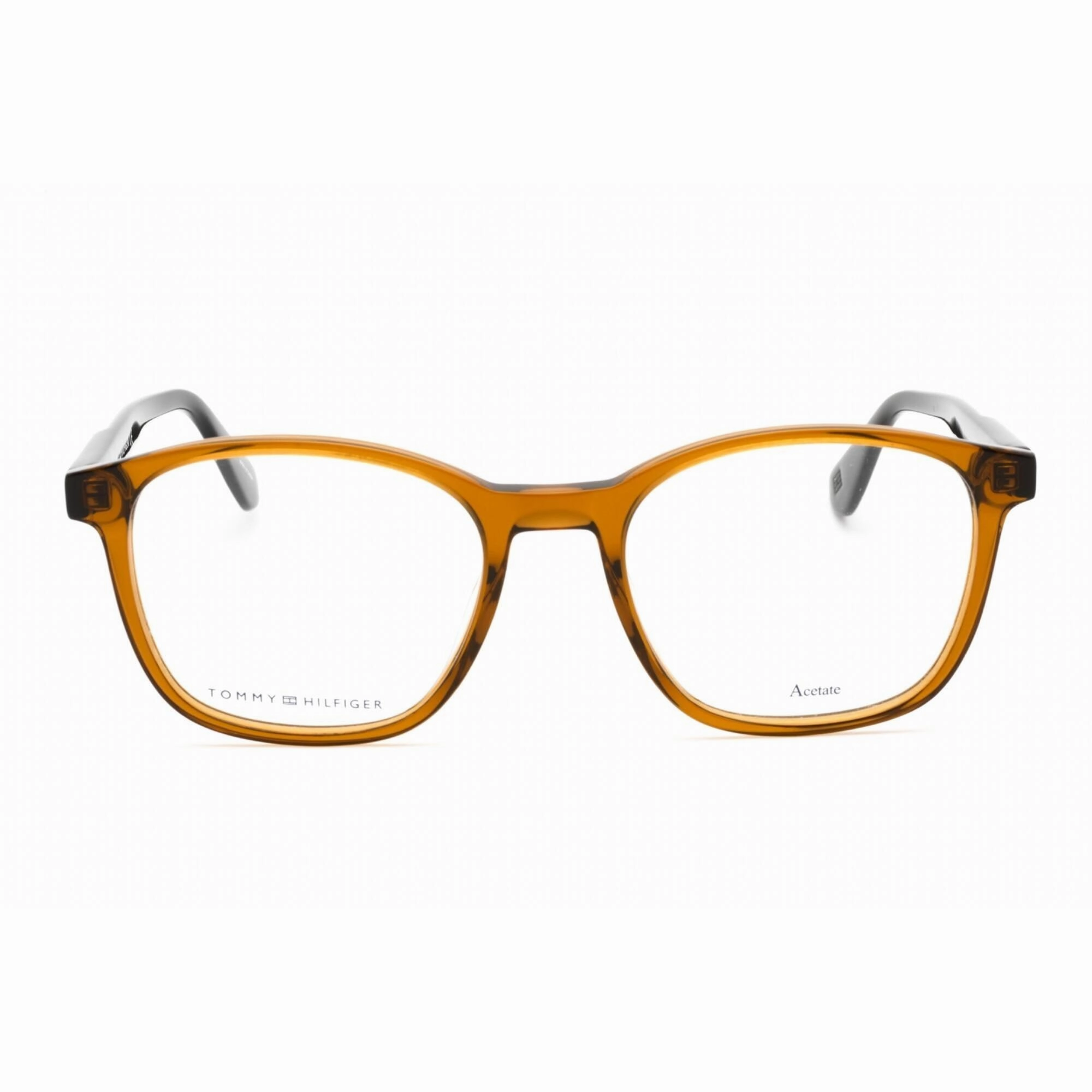 Tommy Hilfiger Men's Eyeglasses - Full Rim Brown Black Plastic | TH 1704 0EWD 00