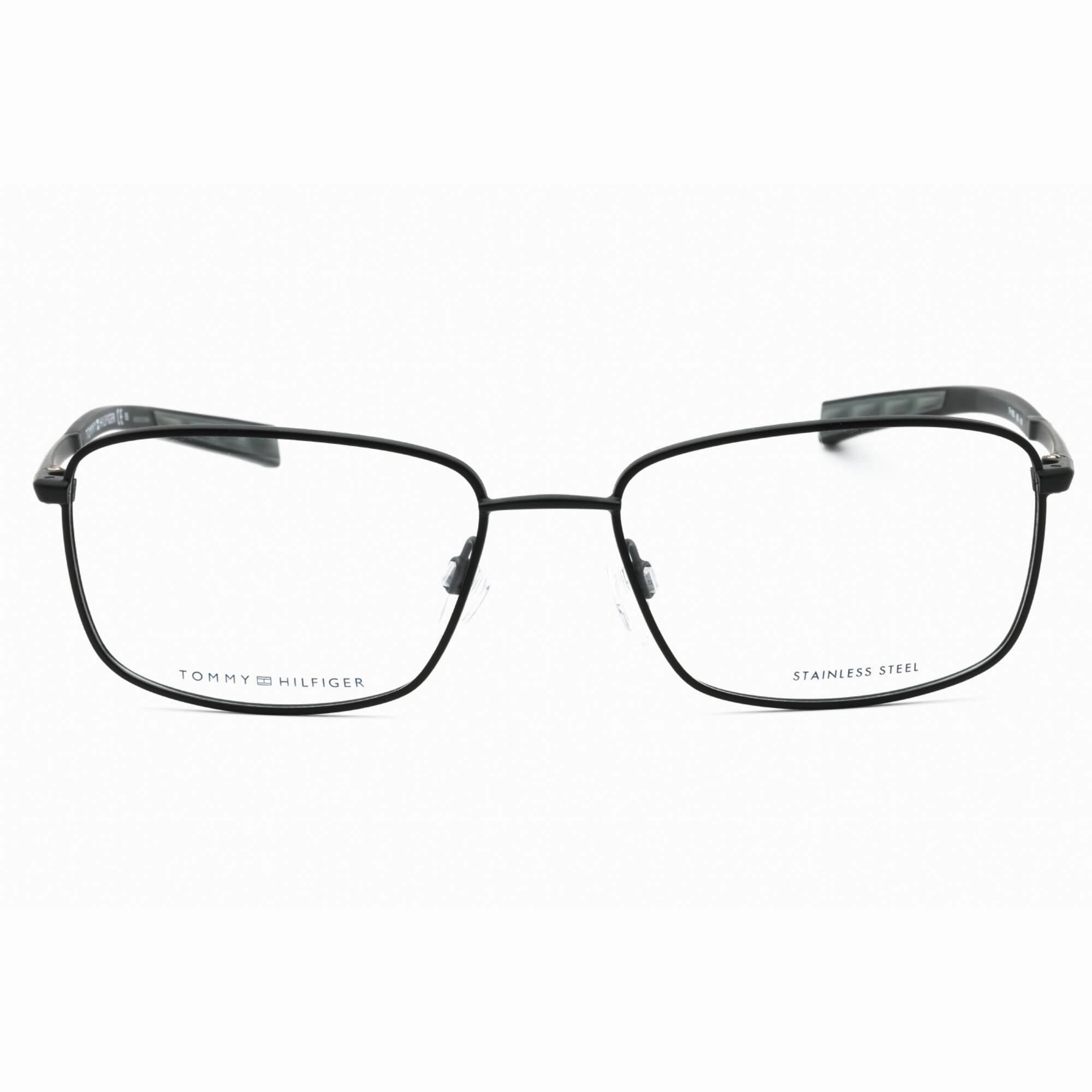 Tommy Hilfiger Men's Eyeglasses - Matte Black Metal Full Rim Frame | TH 1953 0003 00