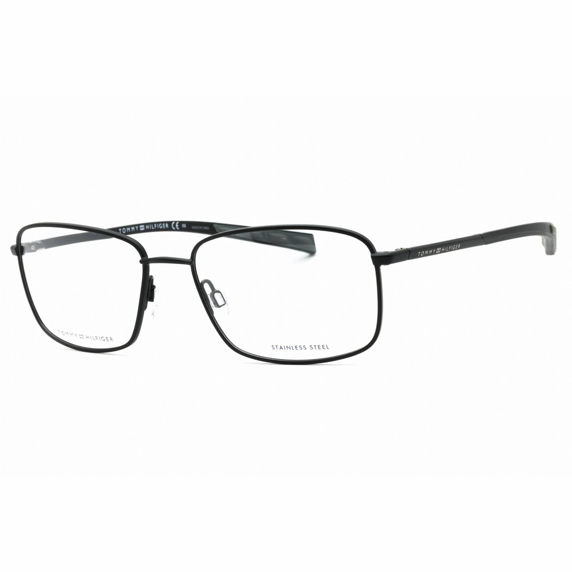 Tommy Hilfiger Men's Eyeglasses - Matte Black Metal Full Rim Frame | TH 1953 0003 00
