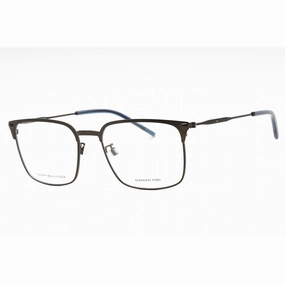 Tommy Hilfiger Men's Eyeglasses - Matte Ruthenium Black Cat Eye | TH 2062/G 0SVK 00