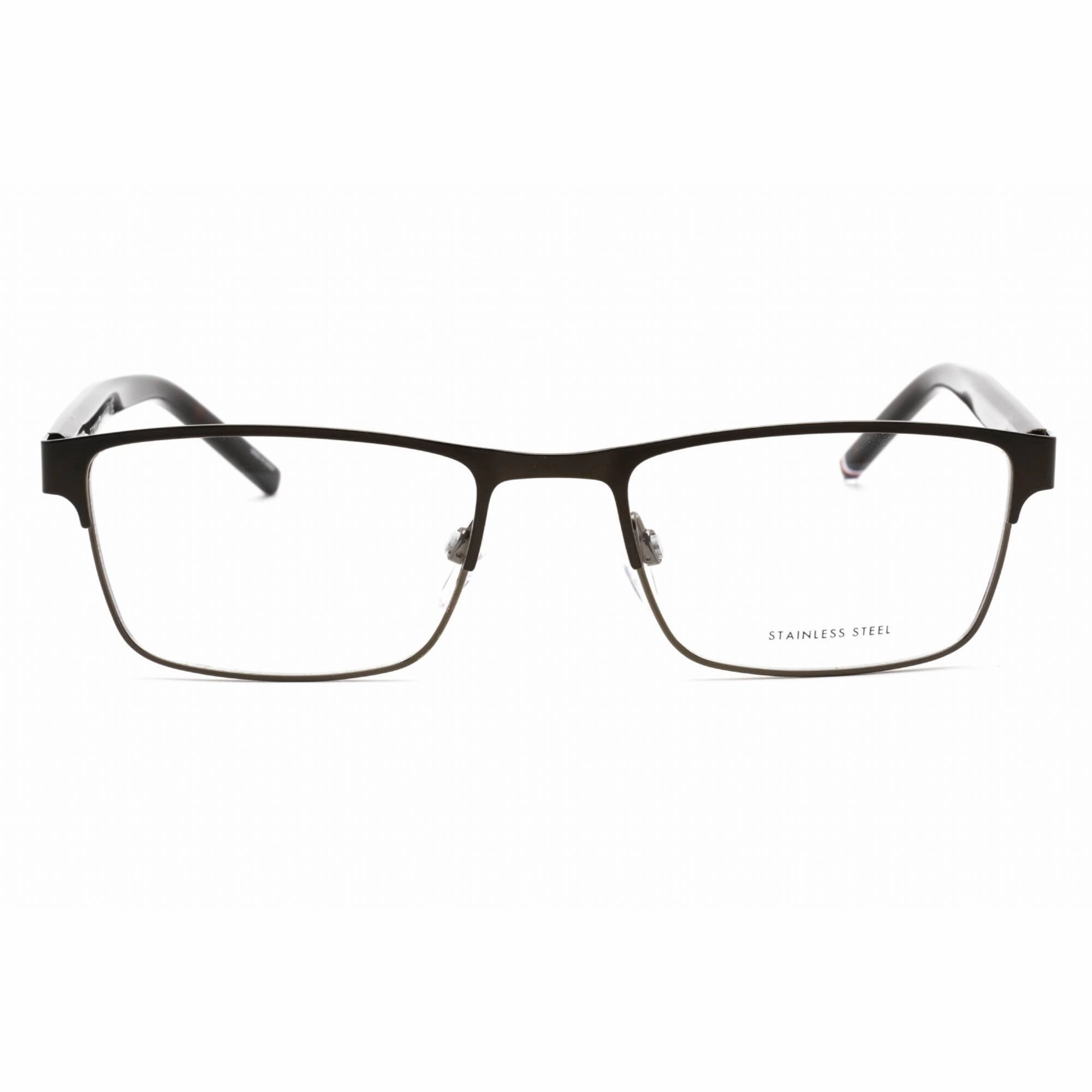 Tommy Hilfiger Men's Eyeglasses - Matte Ruthenium Black Metal Frame | TH 1944 0SVK 00
