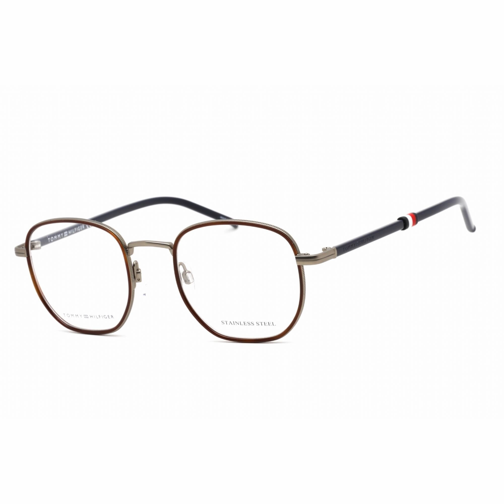 Tommy Hilfiger Men's Eyeglasses - Matte Ruthenium Oval Full Rim | TH 1686 0R81 00