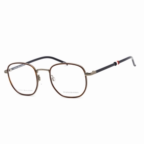 Tommy Hilfiger Men's Eyeglasses - Matte Ruthenium Oval Full Rim | TH 1686 0R81 00