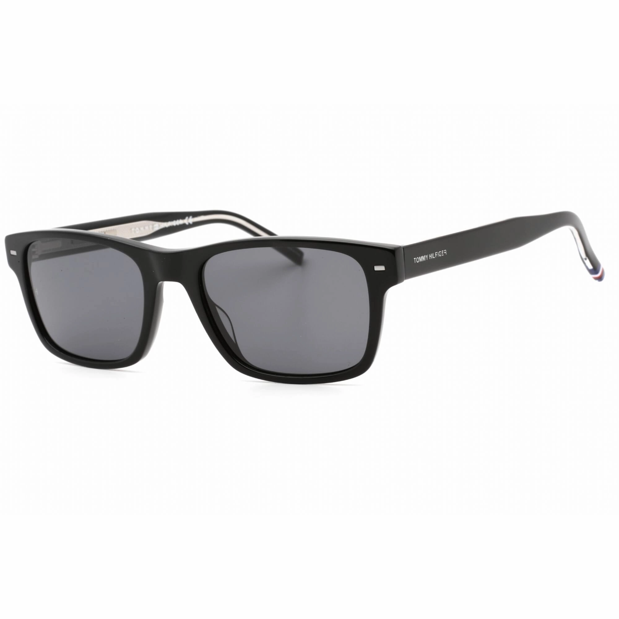 Tommy Hilfiger Men's Sunglasses - Black Plastic Rectangular Frame | TH 1794/S 0807 IR
