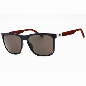 Tommy Hilfiger Men's Sunglasses - Blue Burgundy Rectangular Frame | Th 1445/S 0LCN 00