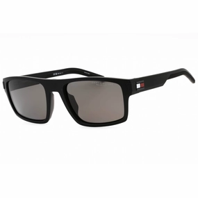 Tommy Hilfiger Men's Sunglasses - Matte Black Rectangular Frame | TH 1977/S 0003 M9