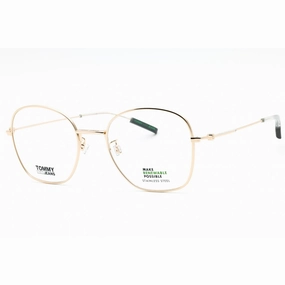 Tommy Hilfiger Unisex Eyeglasses - Gold Square Full Rim Frame | TJ 0072/F 0J5G 00