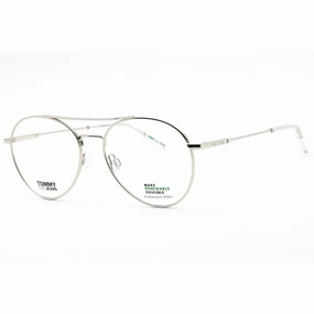 Tommy Hilfiger Unisex Eyeglasses - Palladium Metal Aviator Frame | TJ 0088 0010 00