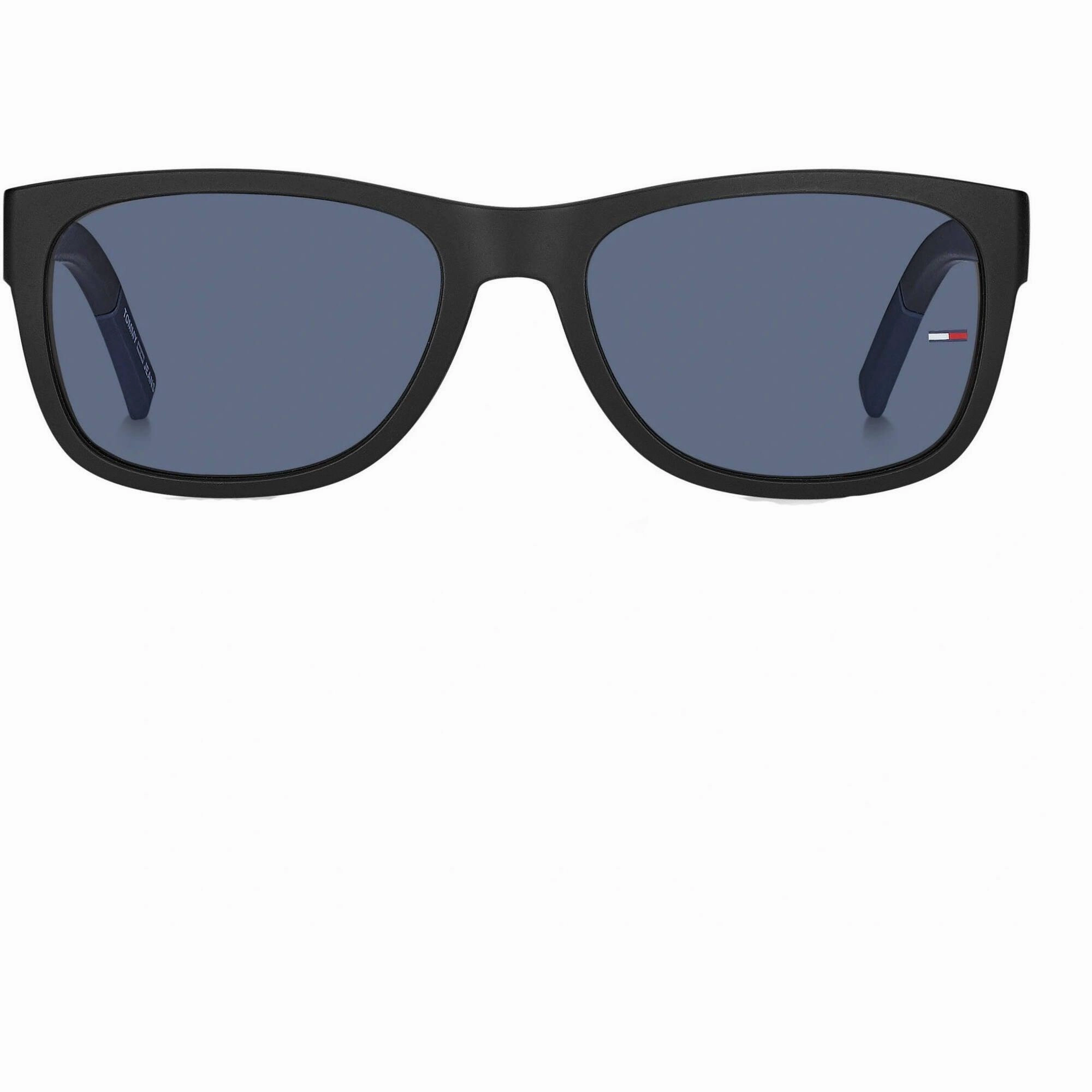 Tommy Hilfiger Unisex Sunglasses - Matte Black/Blue Plastic Frame | TJ 0025/S 00VK