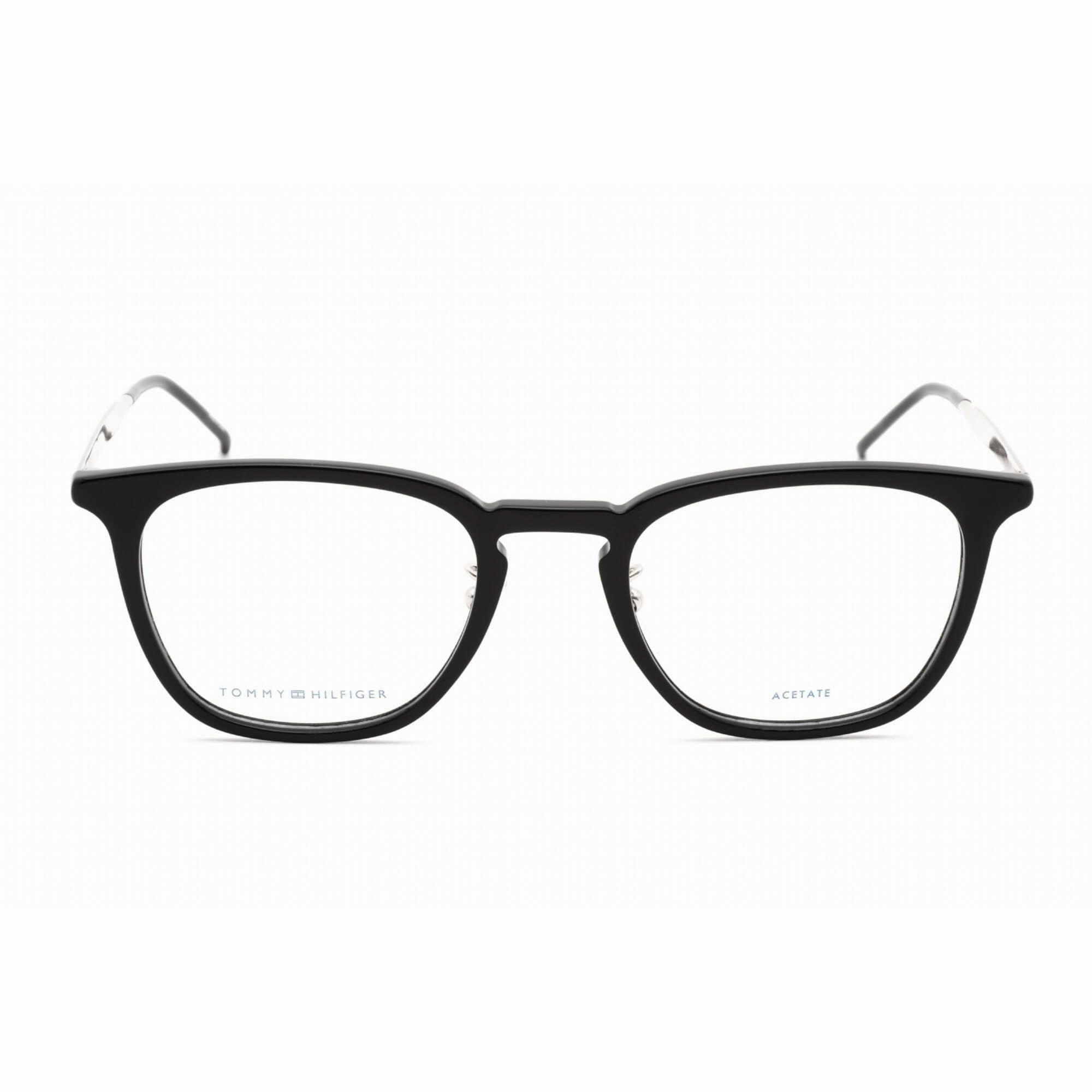 Tommy Hilfiger Women's Eyeglasses - Black Plastic Square Frame | TH 1623/G 0807 00