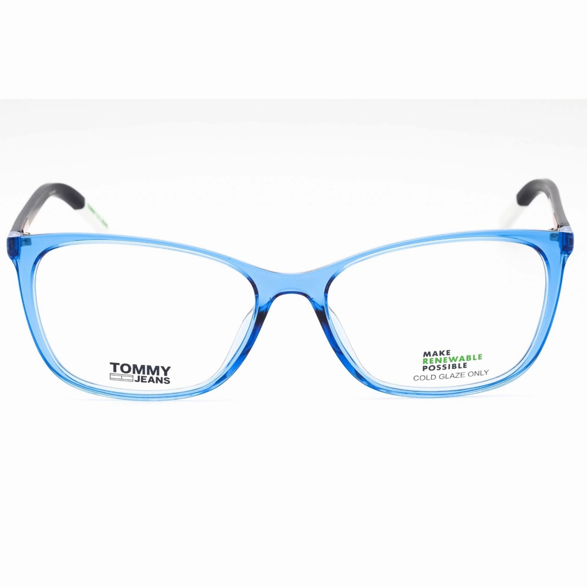 Tommy Hilfiger Women's Eyeglasses - Blue Plastic Cat Eye Full Rim Frame | TJ 0020 PJP