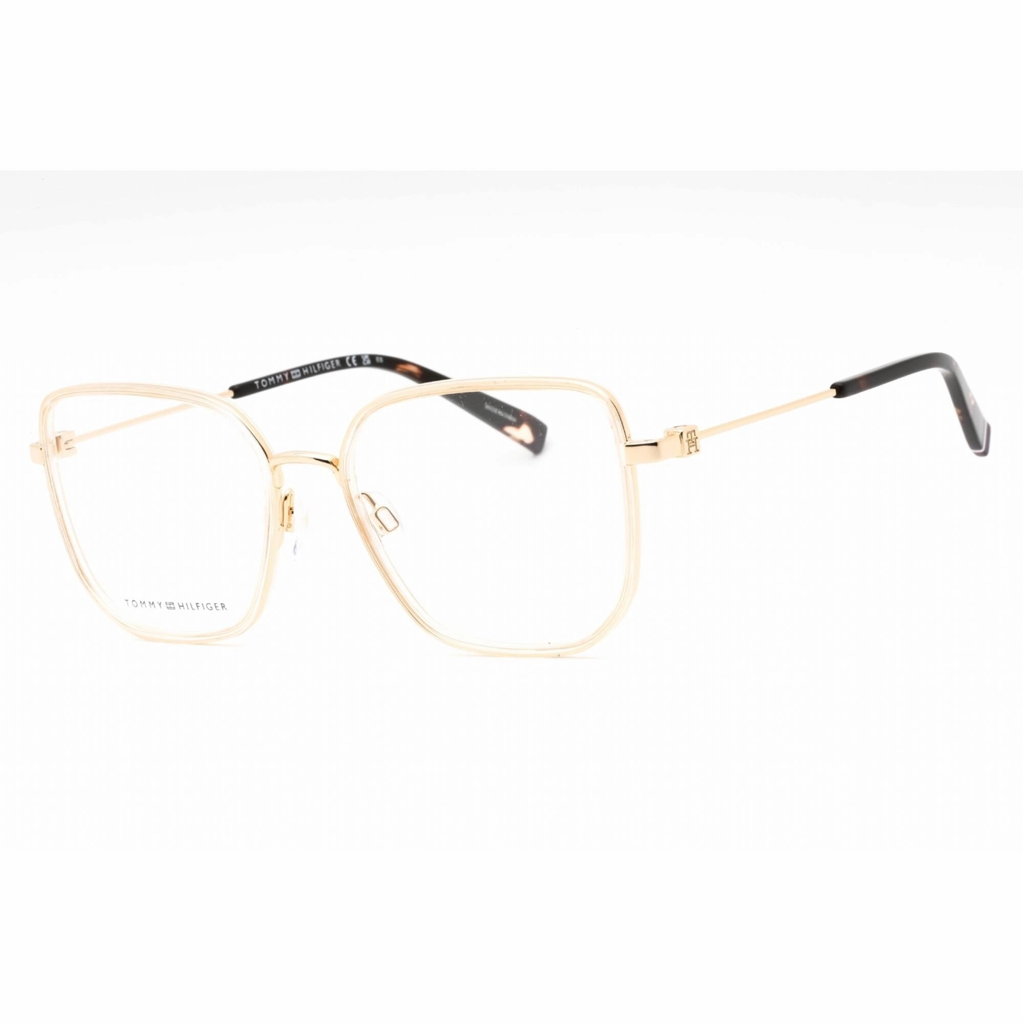 Tommy Hilfiger Women's Eyeglasses - Champagne Metal Butterfly Frame | TH 2057 0HAM 00