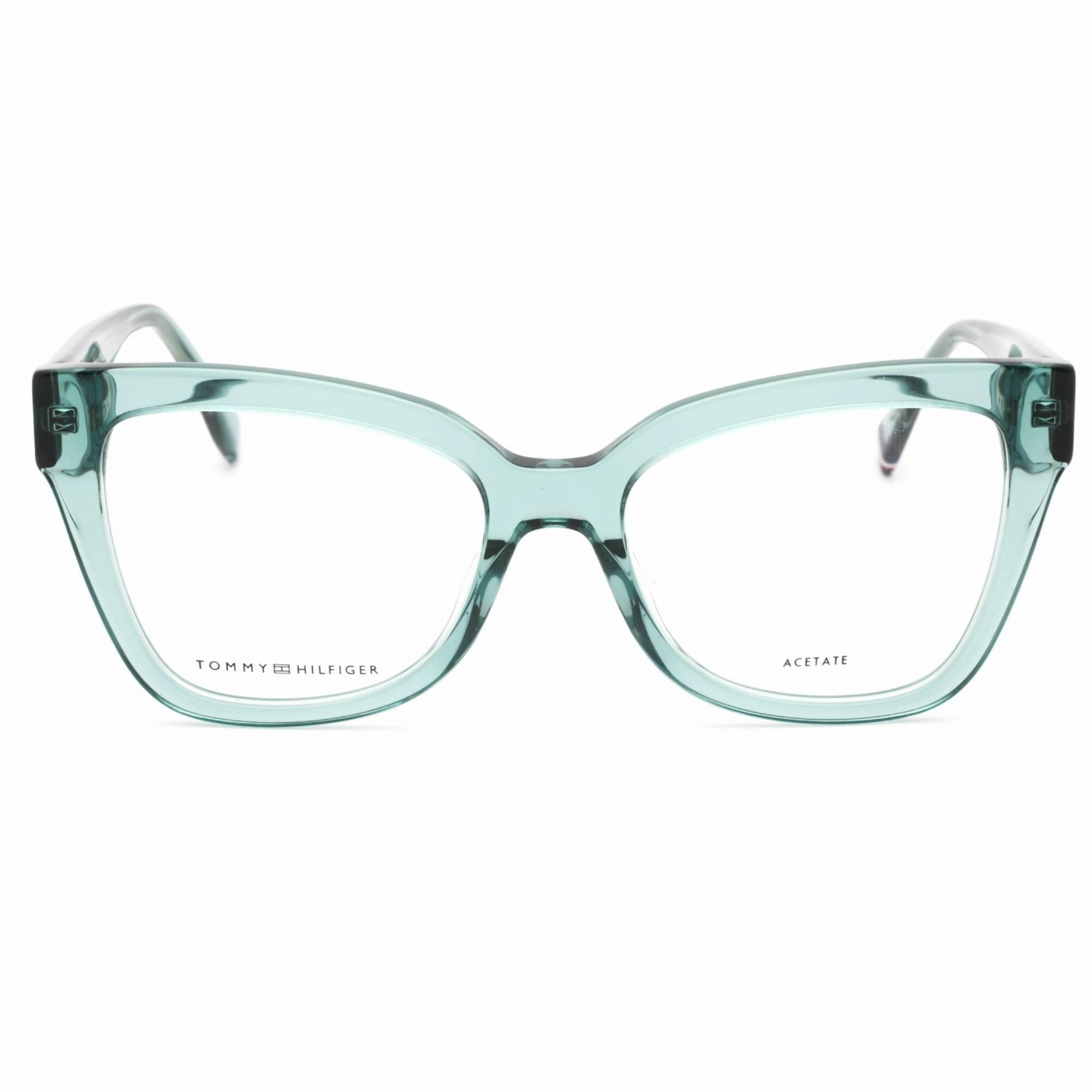 Tommy Hilfiger Women's Eyeglasses - Green Full Rim Cat Eye Frame | TH 2053 01ED 00