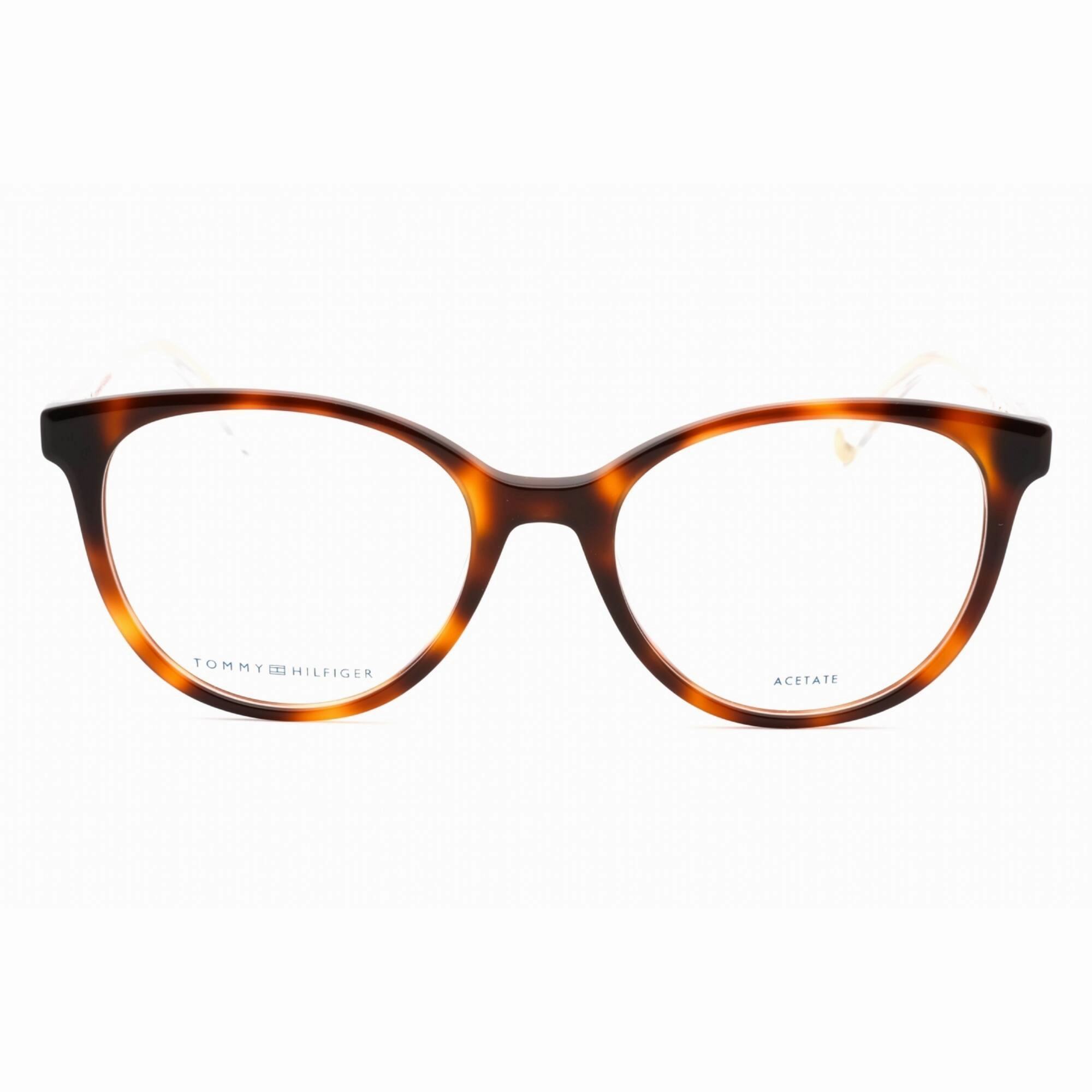 Tommy Hilfiger Women's Eyeglasses - Havana Cat Eye Full Rim Frame | TH 1888 005L 00
