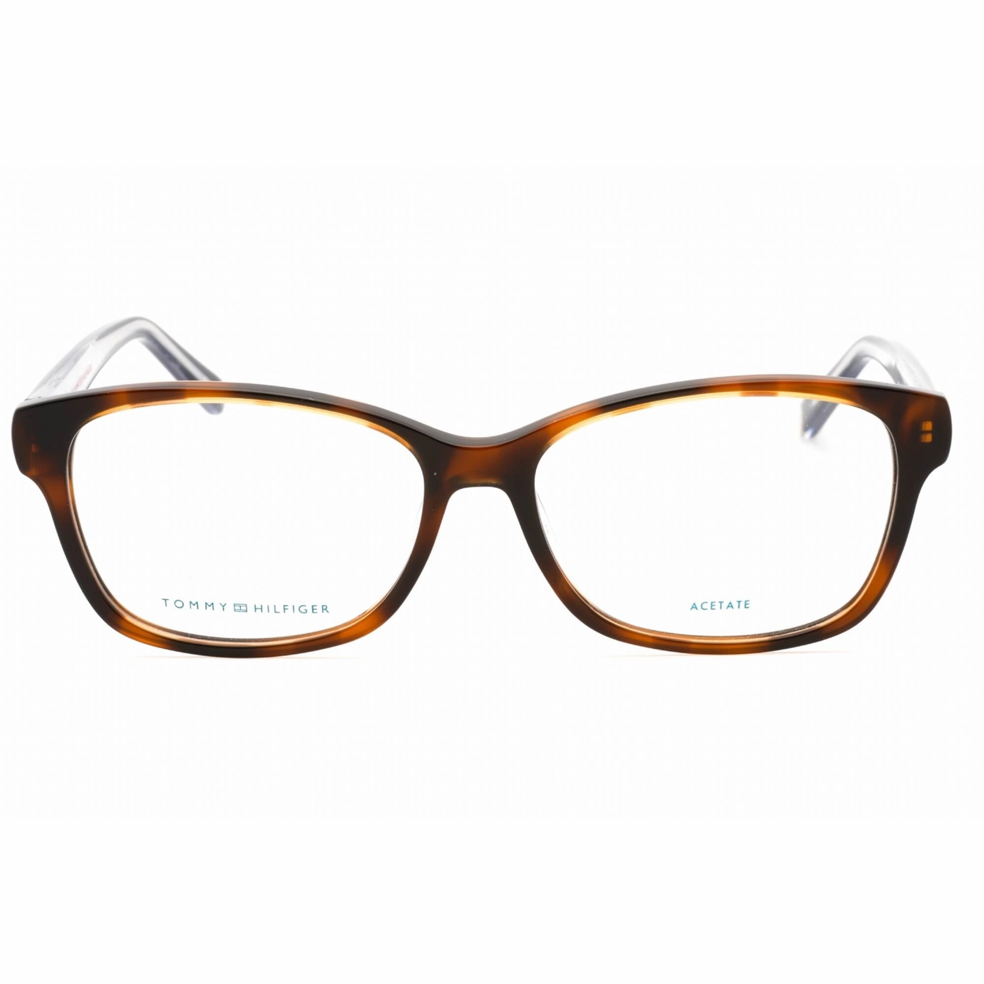 Tommy Hilfiger Women's Eyeglasses - Havana Plastic Cat Eye Frame | TH 1779 0086 00