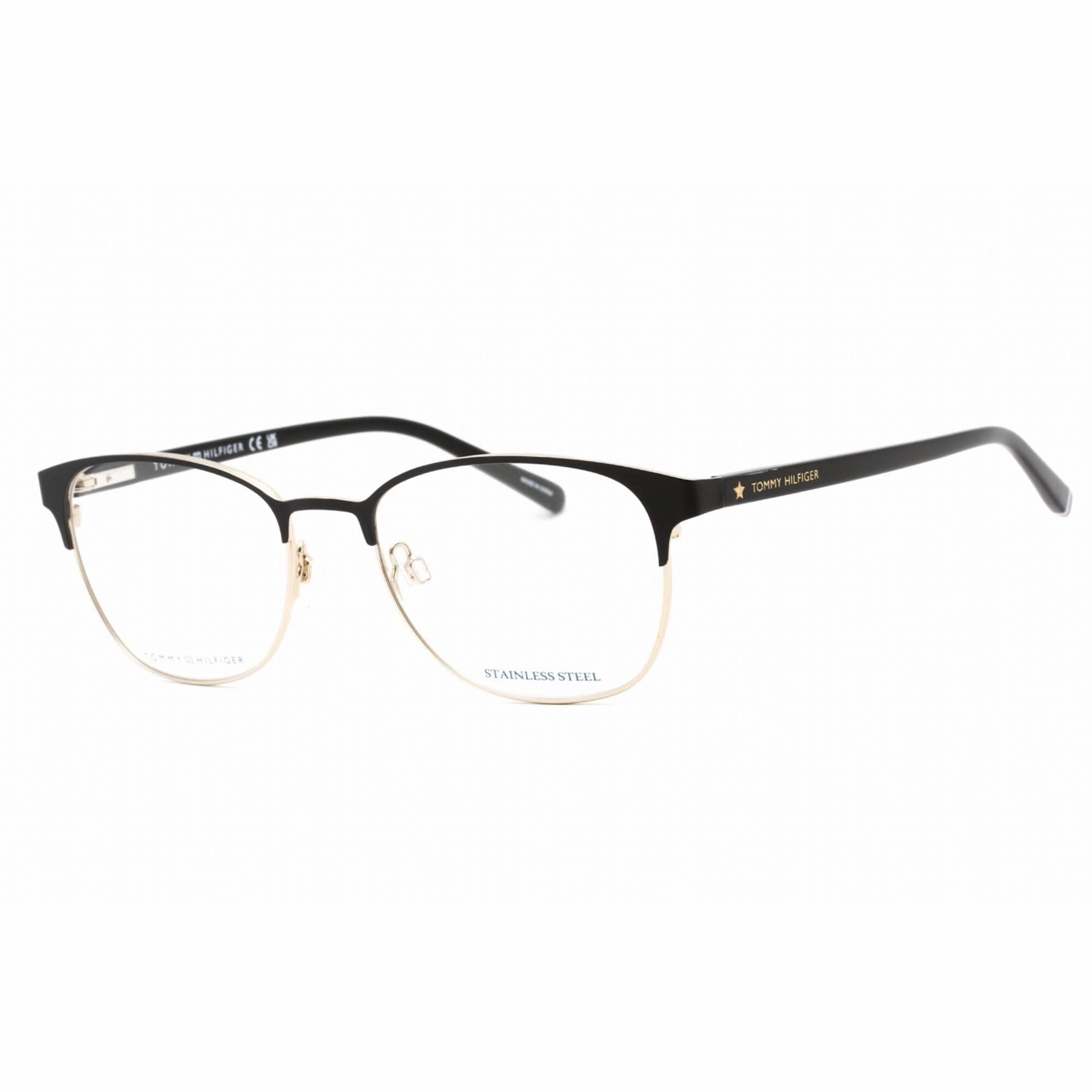 Tommy Hilfiger Women's Eyeglasses - Matte Black Acetate/Metal Frame | TH 1749 0003 00